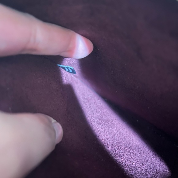 MULBERRY BLACK CHERRY GRAINED LEATHER BAYSWATER - Picture 15 of 16